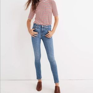 Madewell 9" High rise Skinny Jeans Size 28